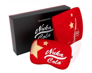 noblechairs Fallout Nuka-Cola Edition zestaw poduszek z pamięcią kształtu do foteli