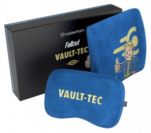 noblechairs Fallout Vault-Tec Edition zestaw poduszek z pamięcią kształtu do foteli