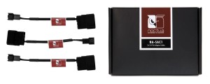 Noctua NA-SAC1 Zestaw 3 adapterów 4-Pin Molex na 3-Pin