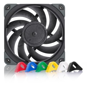 Noctua NF-A12x25 PWM chromax.black.swap 120mm – wysokiej jakości cichy wentylator z możliwością personalizacji kolorystycznej​