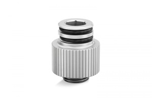 EK-Quantum Torque Push-In Adapter M 14 – satynowy tytanowy adapter push-in G1/4" do płyt dystrybucyjnych EK-Quantum Reflection²