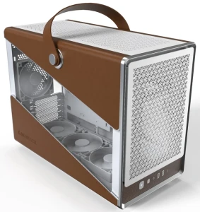  Obudowa do komputera Montech Heritage PRO White – stylowa obudowa Micro-ATX z ekoskórą, hartowanym szkłem i 4 wentylatorami