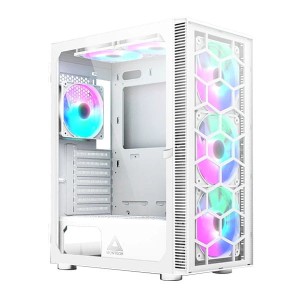  Montech X3 Glass White – biała obudowa ATX Mid‑Tower z podwójnym hartowanym szkłem i 6 × RGB