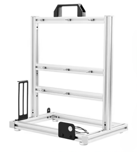  METALFISH BlockCase Silver– aluminiowa obudowa komputerowa otwarta ATX/M-ATX