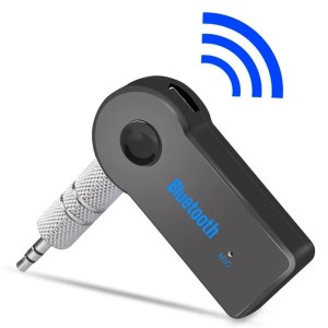 Bezprzewodowy odbiornik transmiter Bluetooth 5.0 AUX 3,5 mm do samochodu, głośników i słuchawek z funkcją zestawu głośnomówiącego