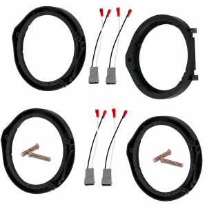 Adapter głośnika 6,5" z wiązkami kabli do Honda Accord Civic CR-V Odyssey Insight – 4 sztuki