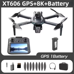 Dron XT606 GPS WiFi FPV 4K z Ekranem 5,6" Kamera EIS Bezszczotkowy