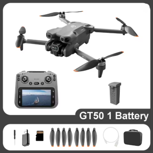 Dron RC GT50 PRO 8K HD GPS WiFi FPV z Podwójną Kamerą, Silnikami Bezszczotkowymi