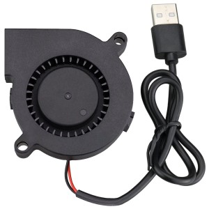 Wentylator 5015 5V 50mm USB – Dmuchawa Odśrodkowa do Drukarki 3D