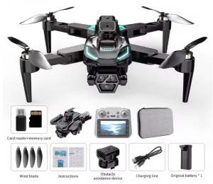 Dron M22 8K Ultra HD z 3 Kamerami Silnikiem Bezszczotkowym Ekranem 4,3 cala Czarny