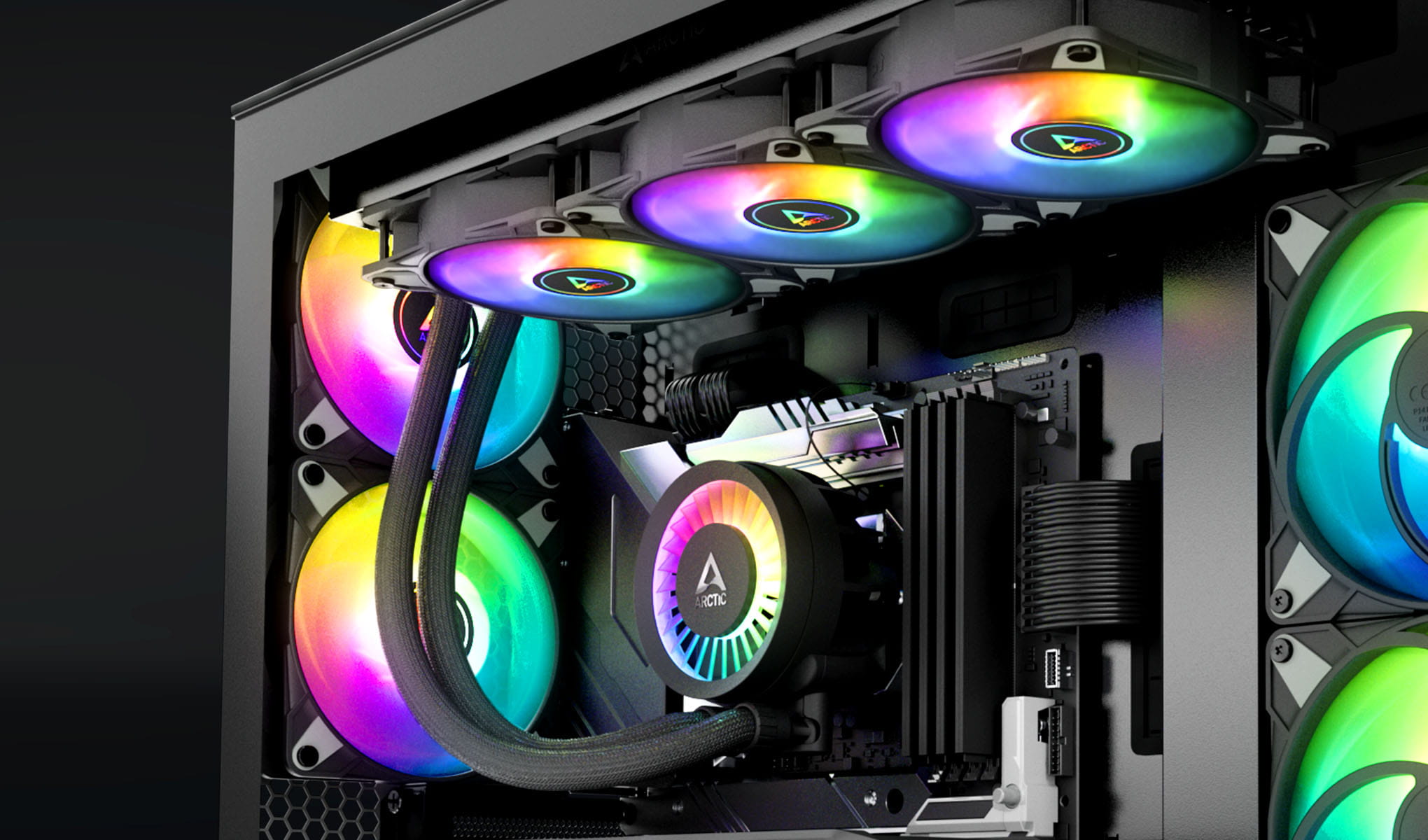 Arctic Liquid Freezer III 360 A-RGB Black – pełna szerokość