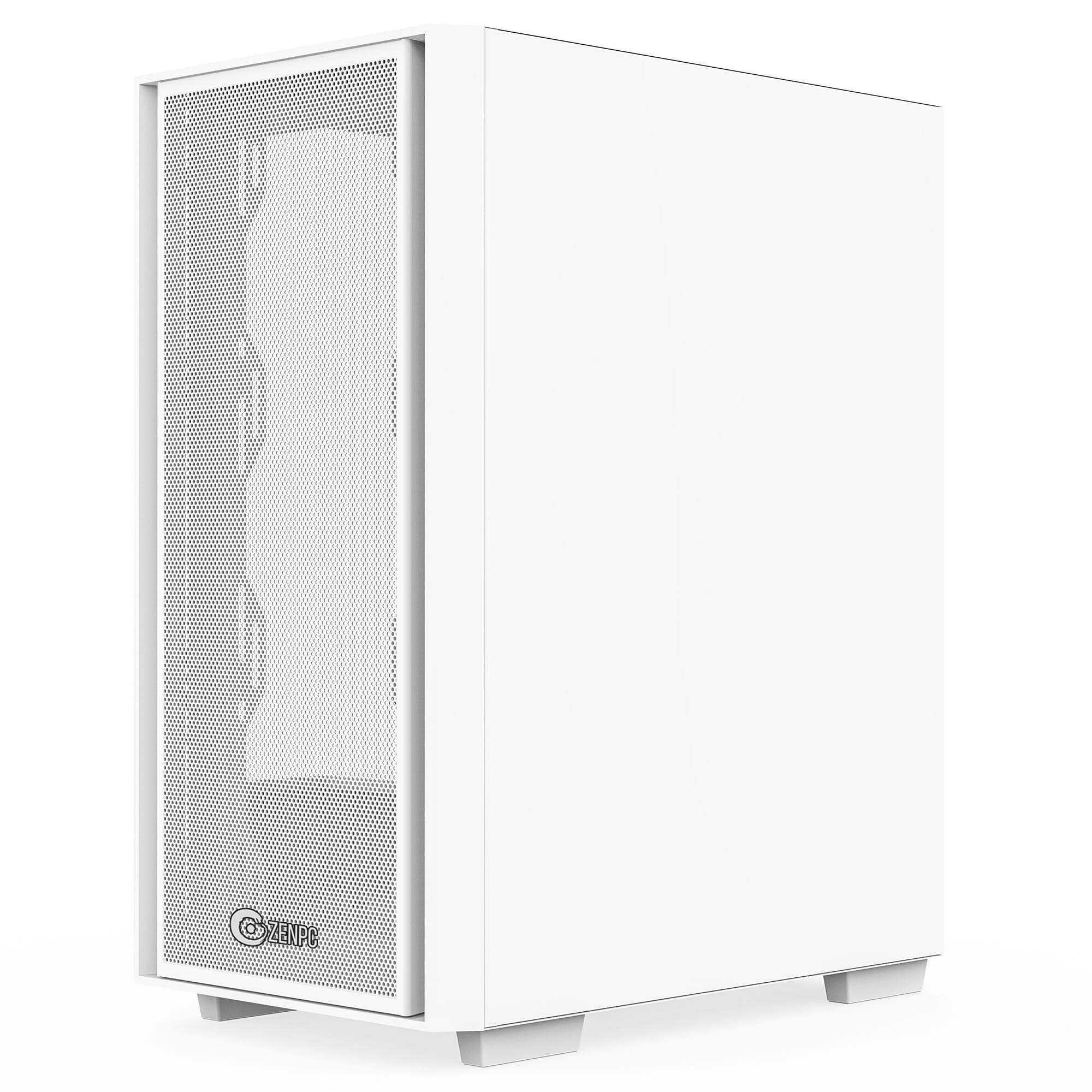 ZENPC Z1 Mesh Glass Core White Cooling