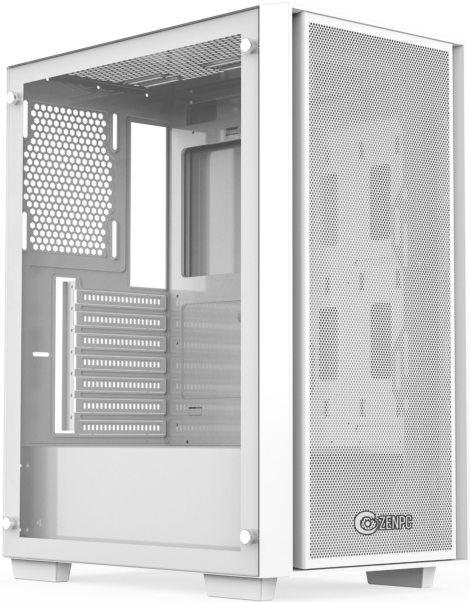 ZENPC Z1 Mesh Glass Core White