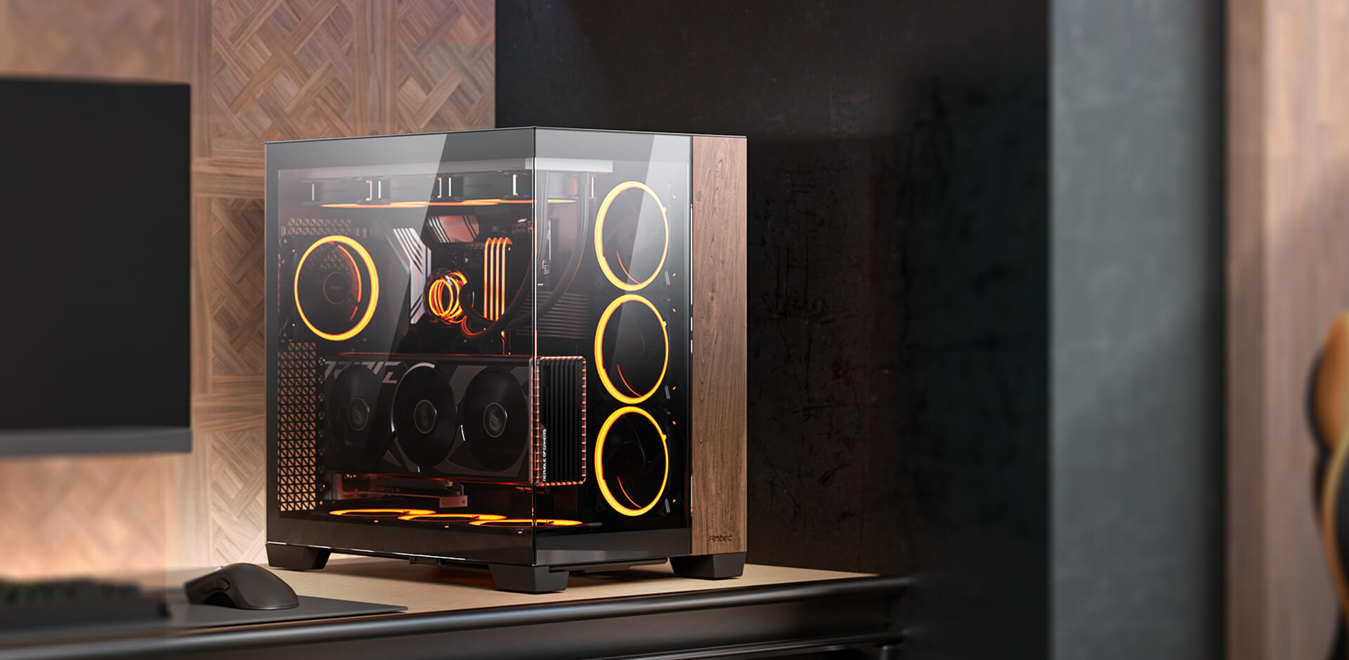 C8 WOOD Constellation Series Full-View PC Case
