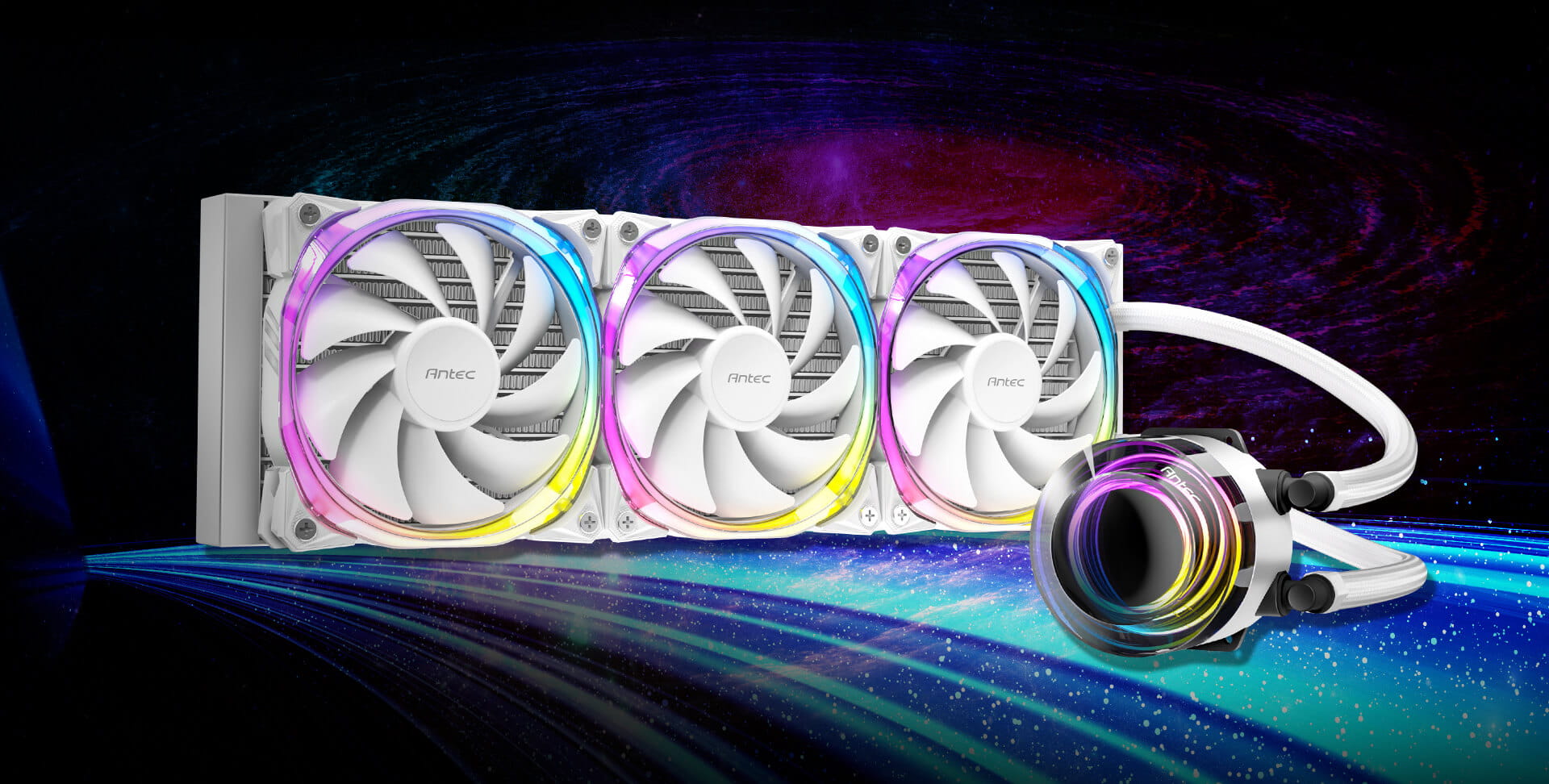 Vortex 360 White ARGB CPU Liquid Cooler