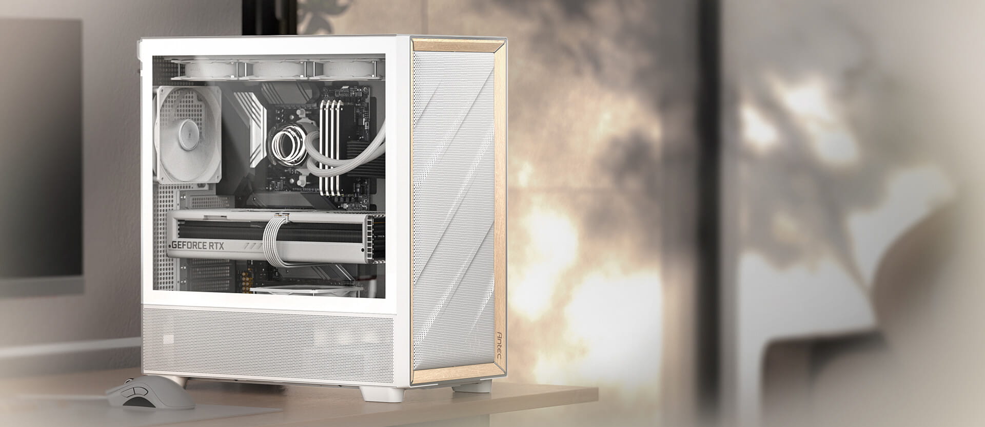FLUX WHITE Mid Tower Case