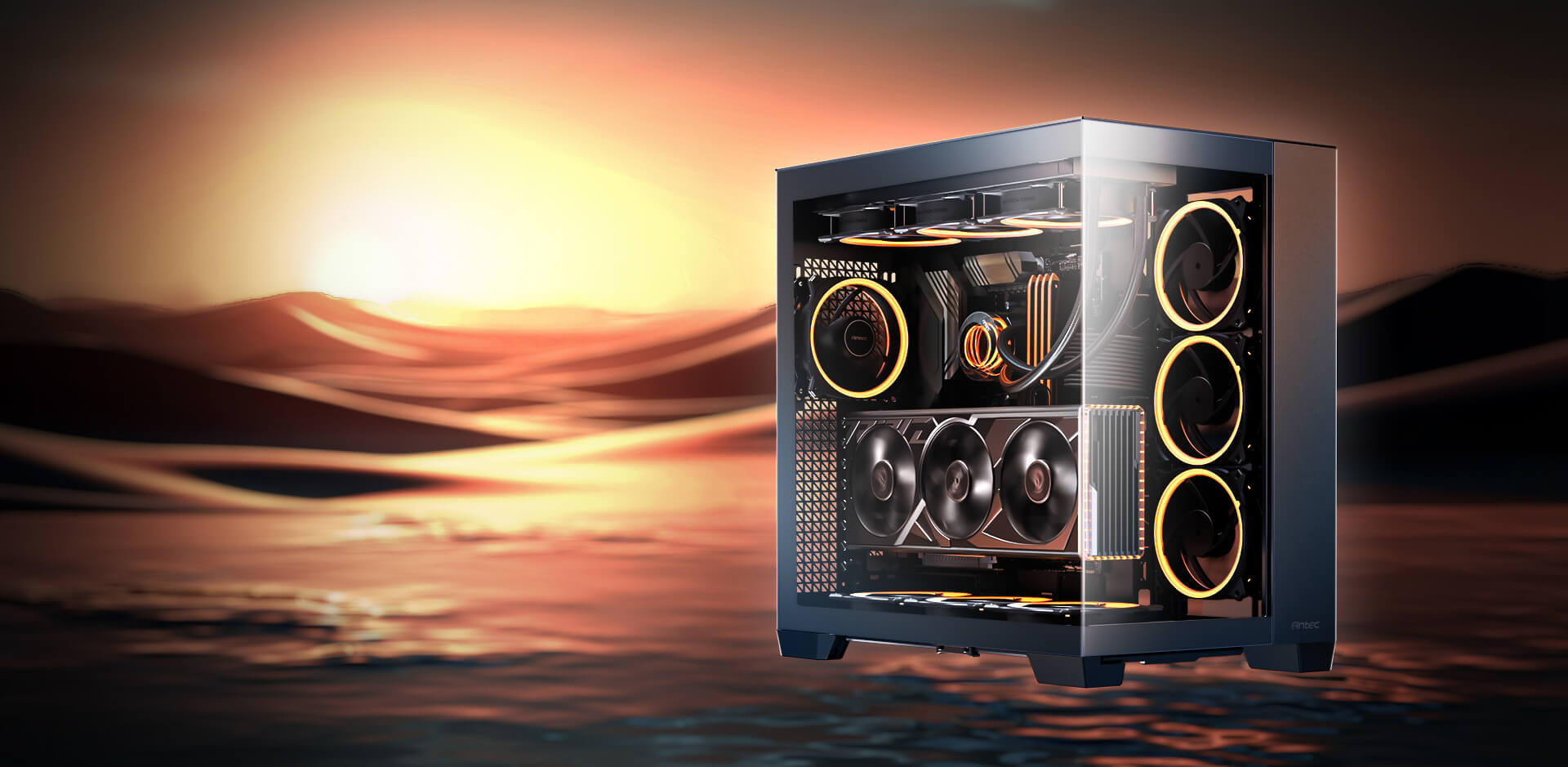C8 BLACK Constellation Series Full-View PC Case