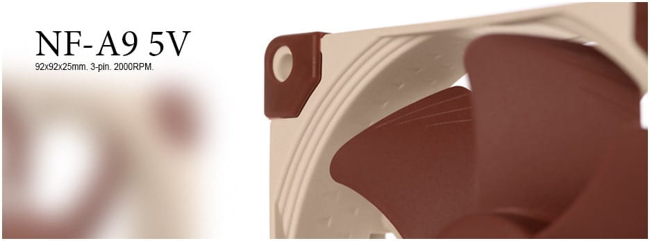 Noctua NF-A9 5V - adaptery USB i OmniJoin