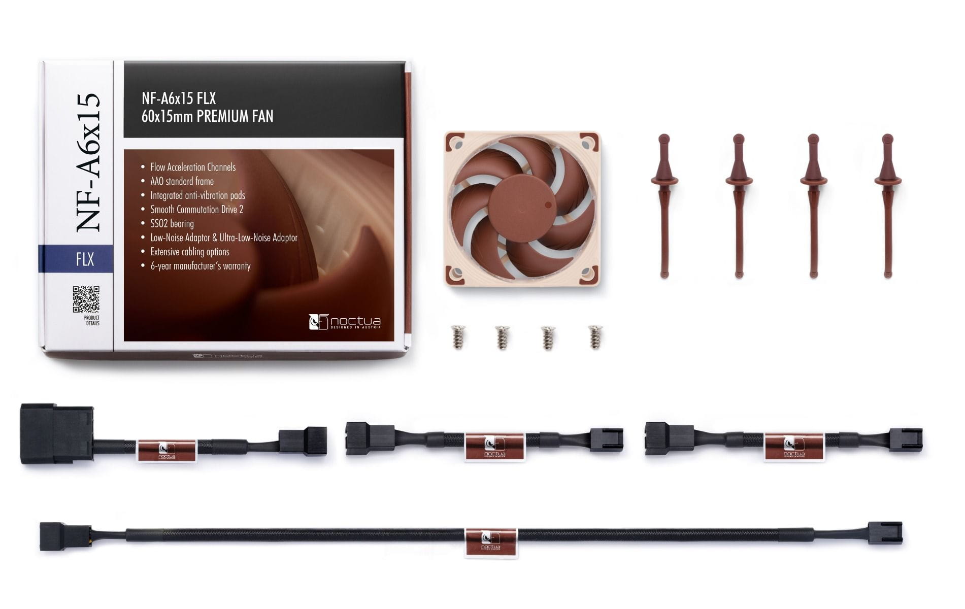 Noctua NF-A6x15 FLX - tryby prędkości