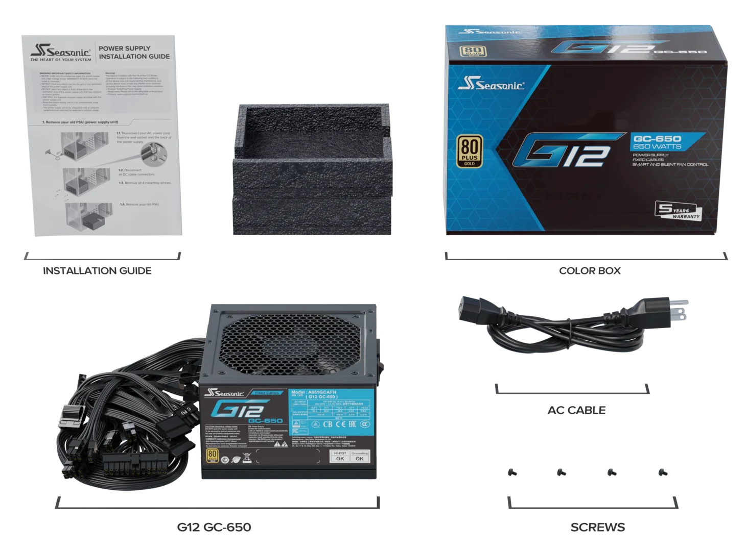 Technologia Seasonic GC650 V2