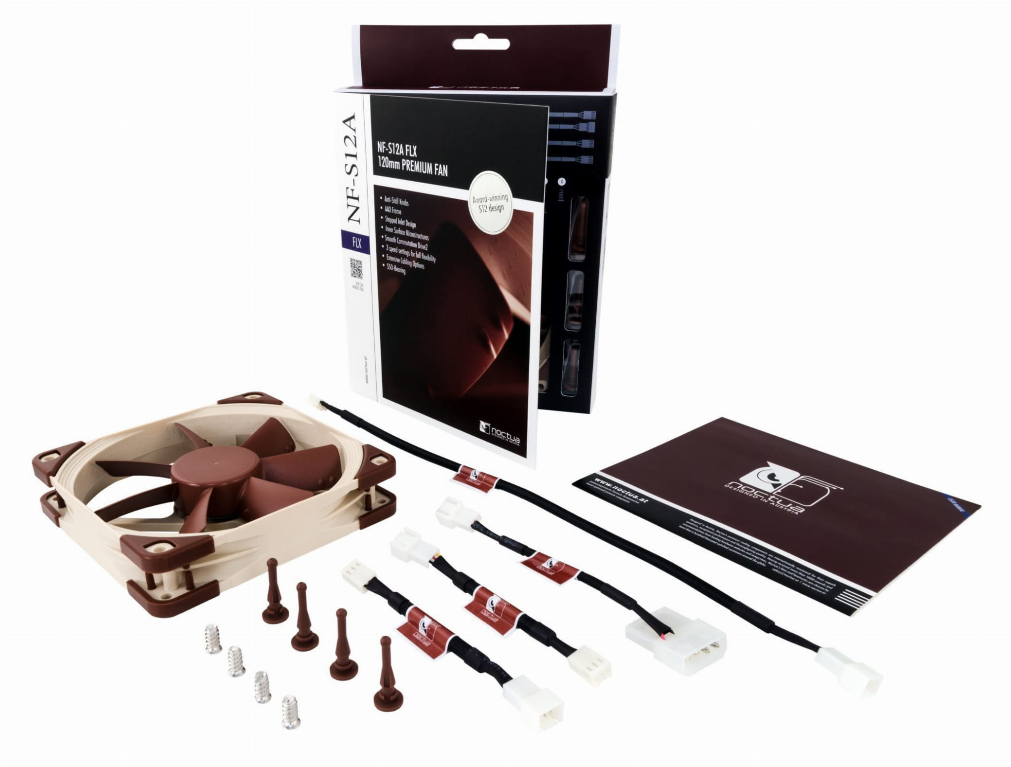 Noctua NF-S12A FLX wentylator 120mm