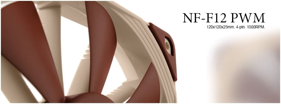 Cichy wentylator Noctua NF-F12 PWM