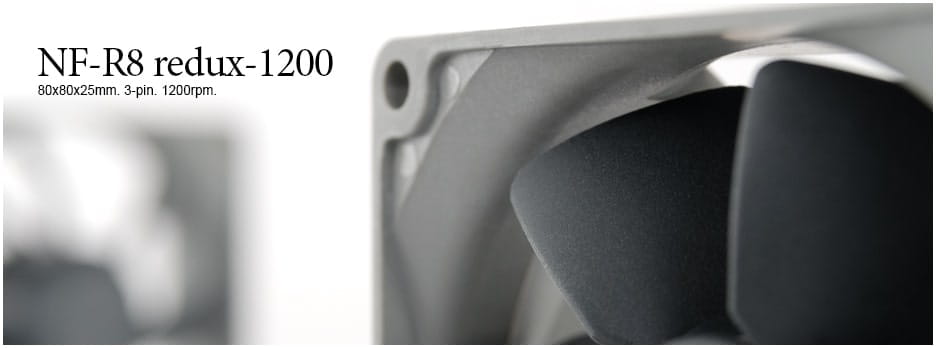 Wentylator Noctua NF-R8 redux-1200 widok ogólny