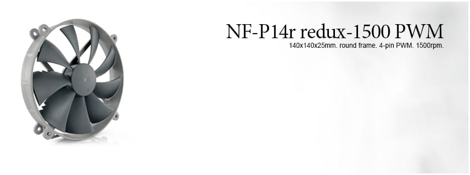 Noctua NF-P14r redux-1500 PWM design ramki