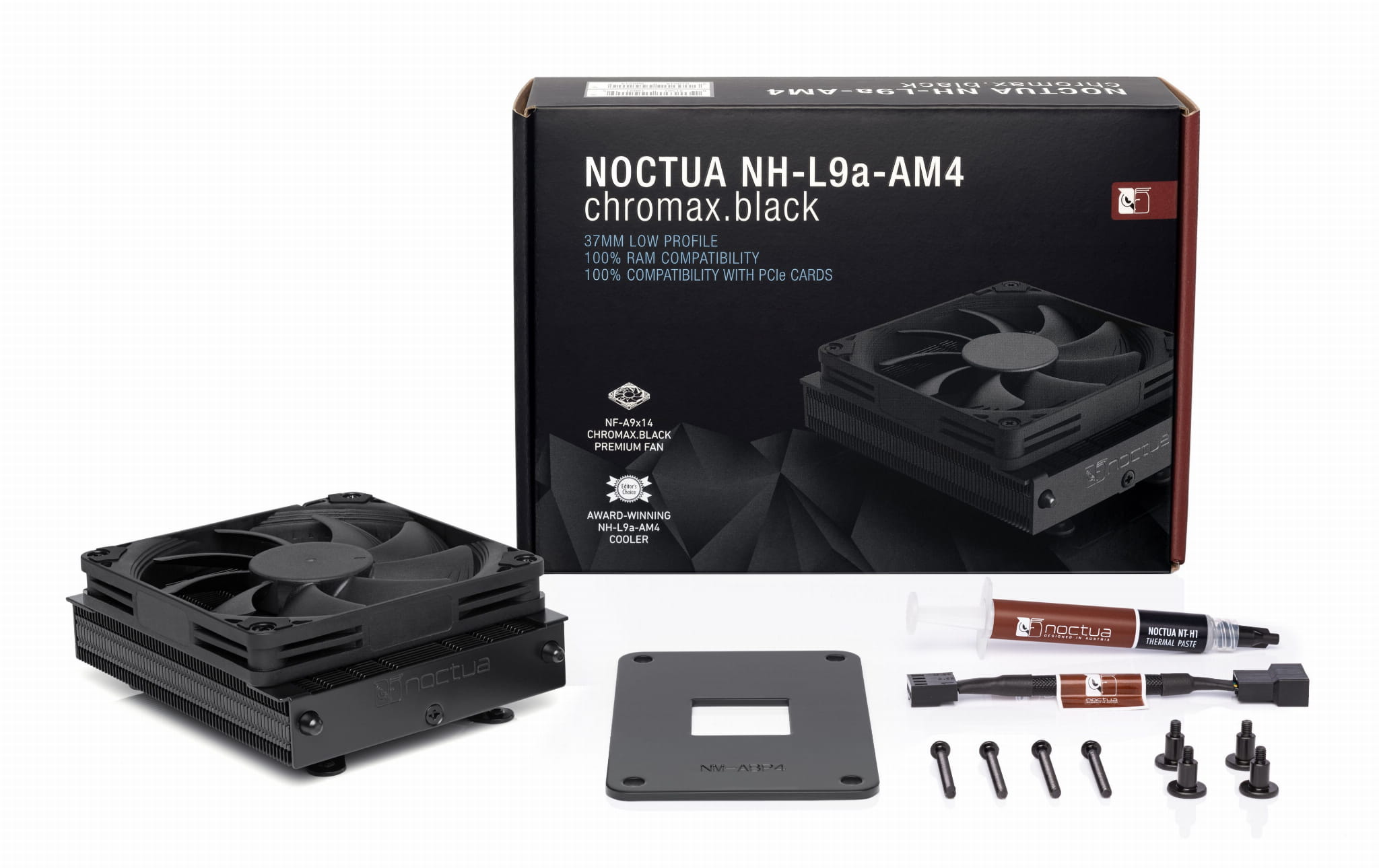 Noctua NH-L9a-AM4 chromax.black chłodzenie CPU