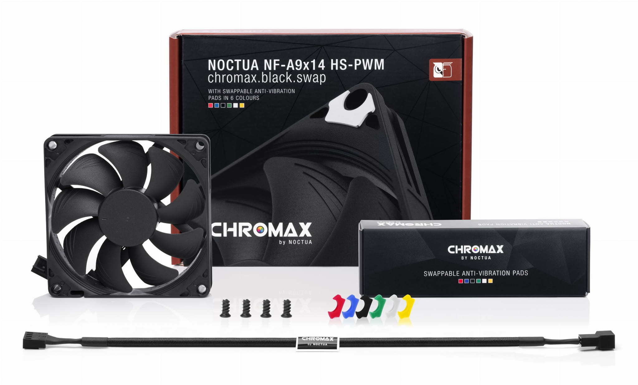 Noctua NF-A9x14 chromax zestaw