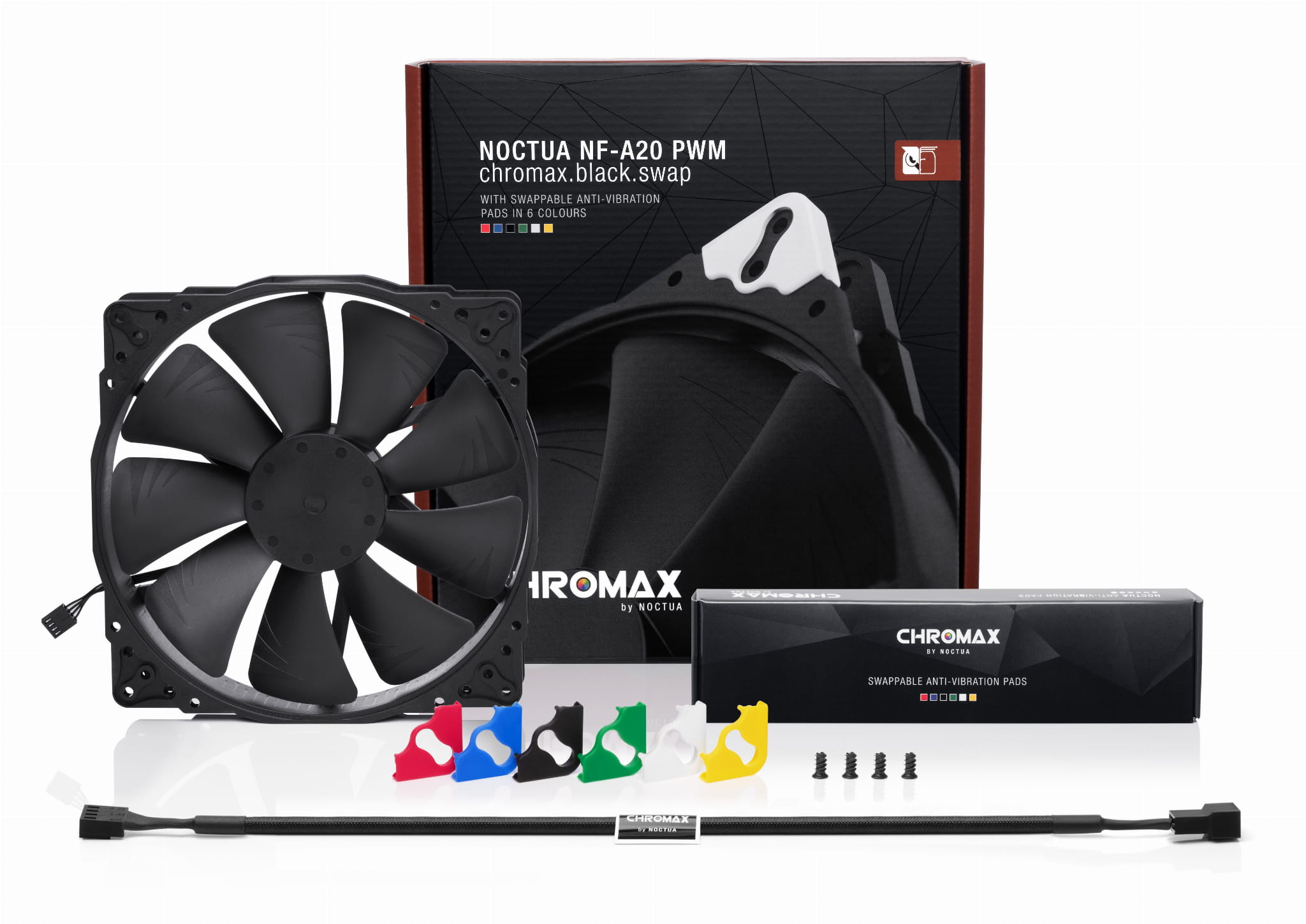 Noctua NF-A20 CH.BK.S 200mm wentylator całość