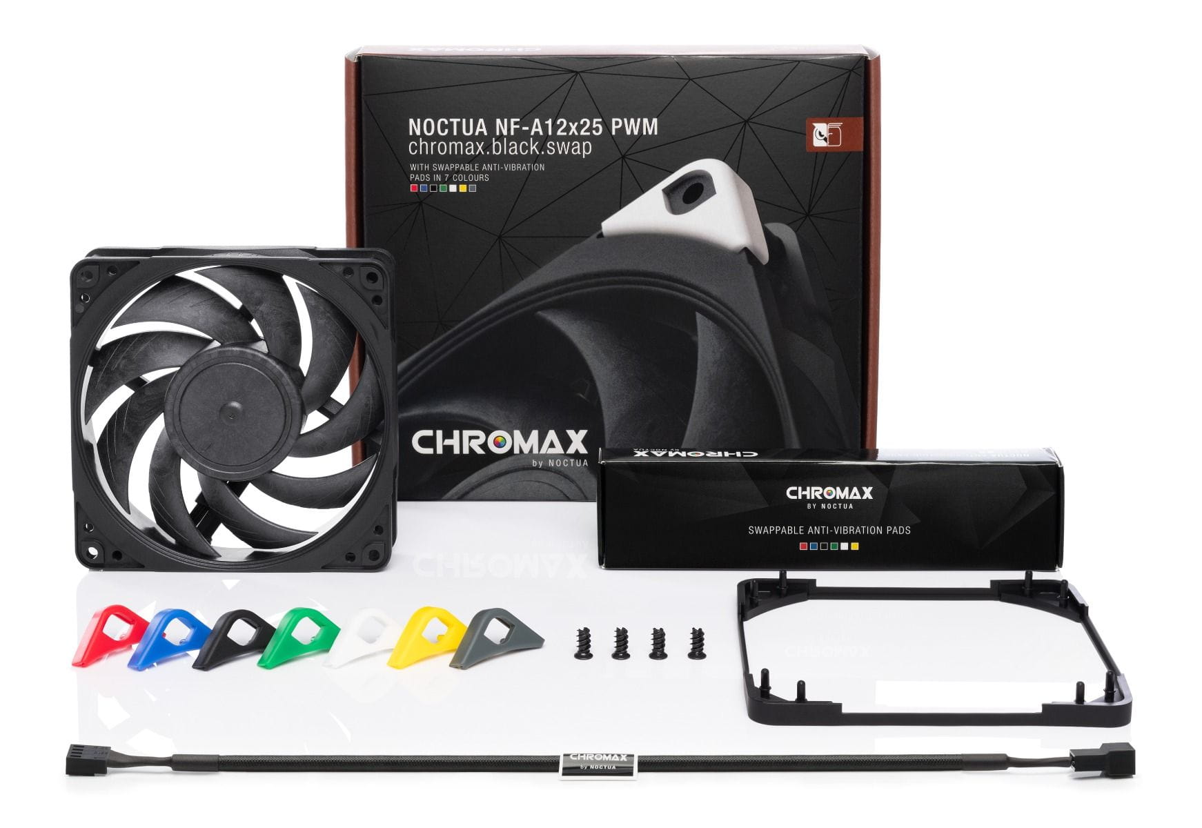 Noctua NF-A12x25 PWM chromax.black.swap 120mm