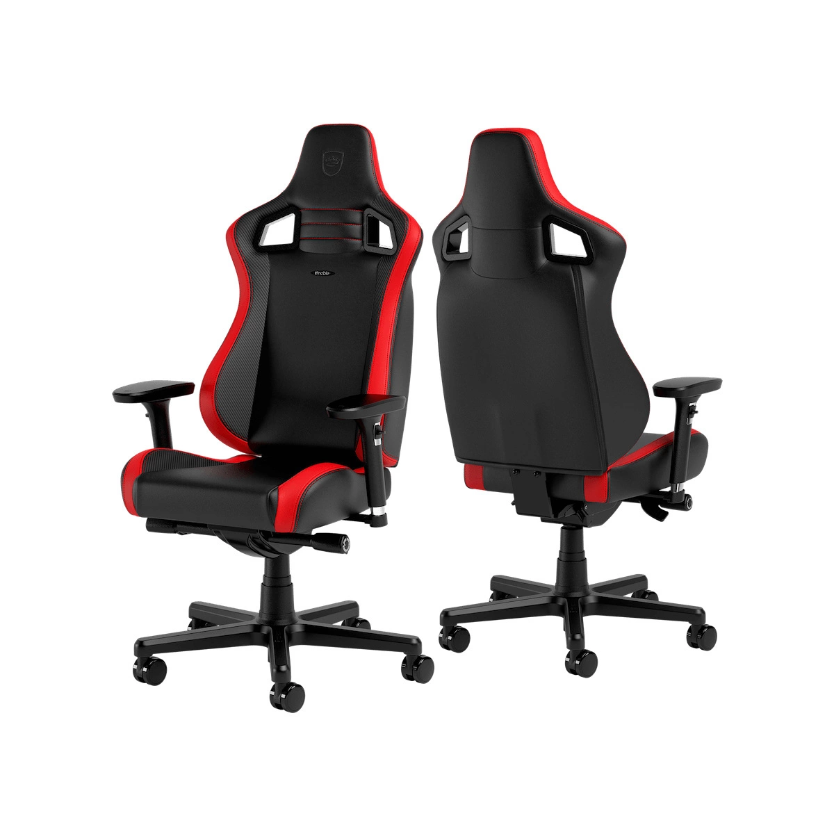 noblechairs EPIC Compact Black/Carbon/Red front