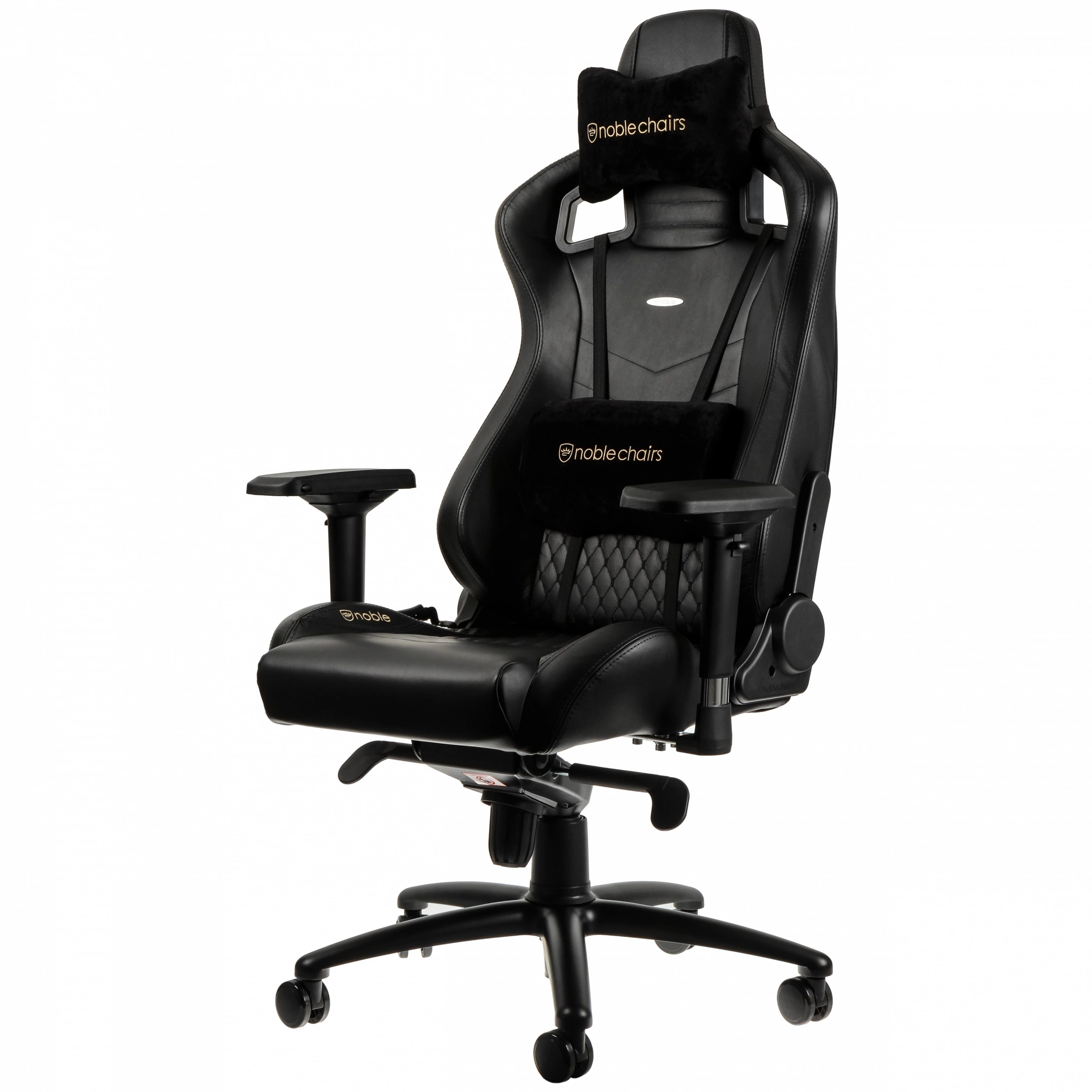 noblechairs EPIC naturalna skóra czarny – główny obraz