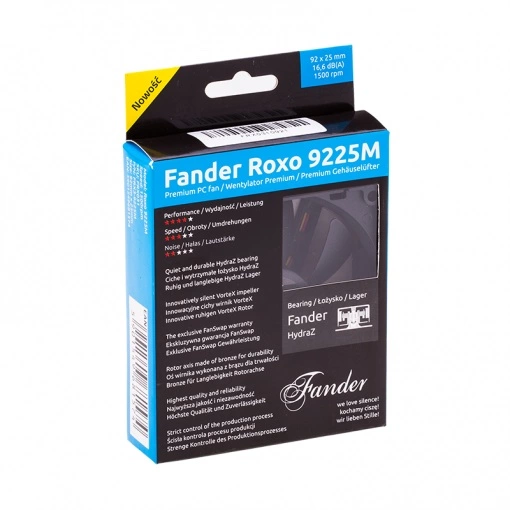 Fander Roxo 9225M chłodzenie