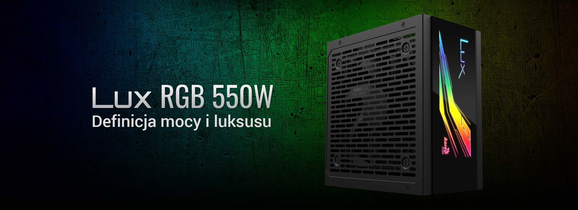 Aerocool LUX RGB 550W – zasilacz