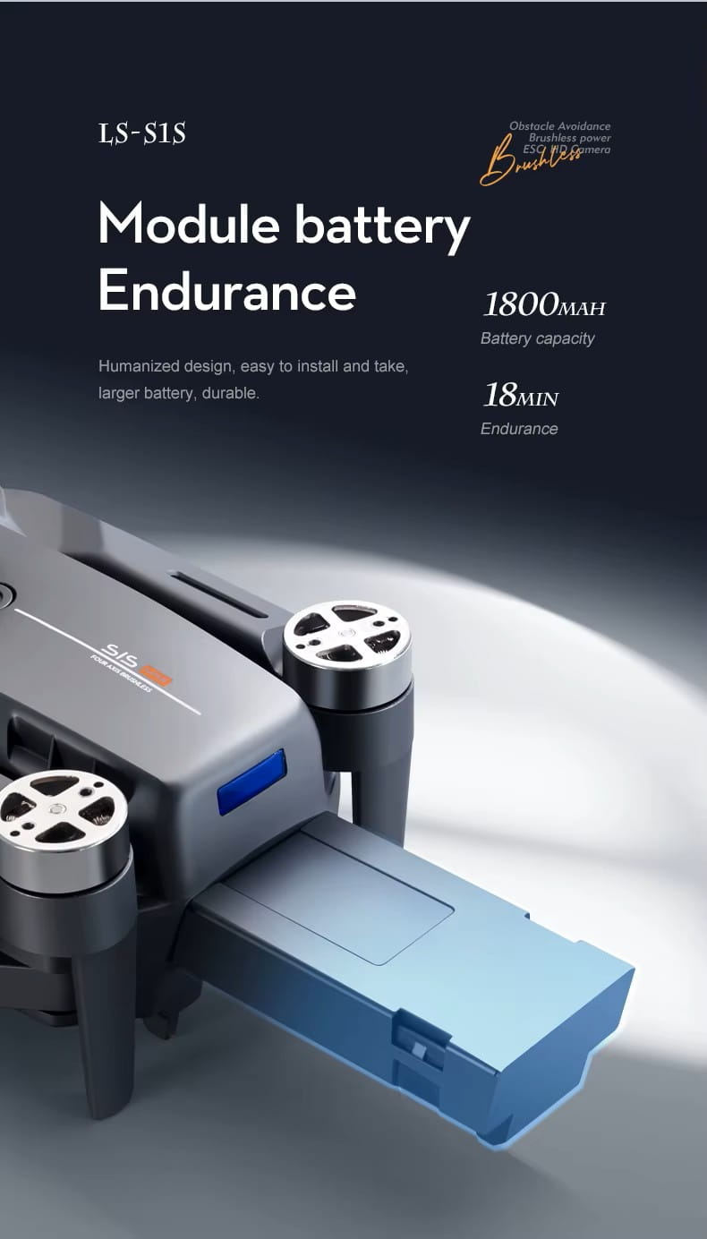S1S Mini Drone unikanie przeszkód