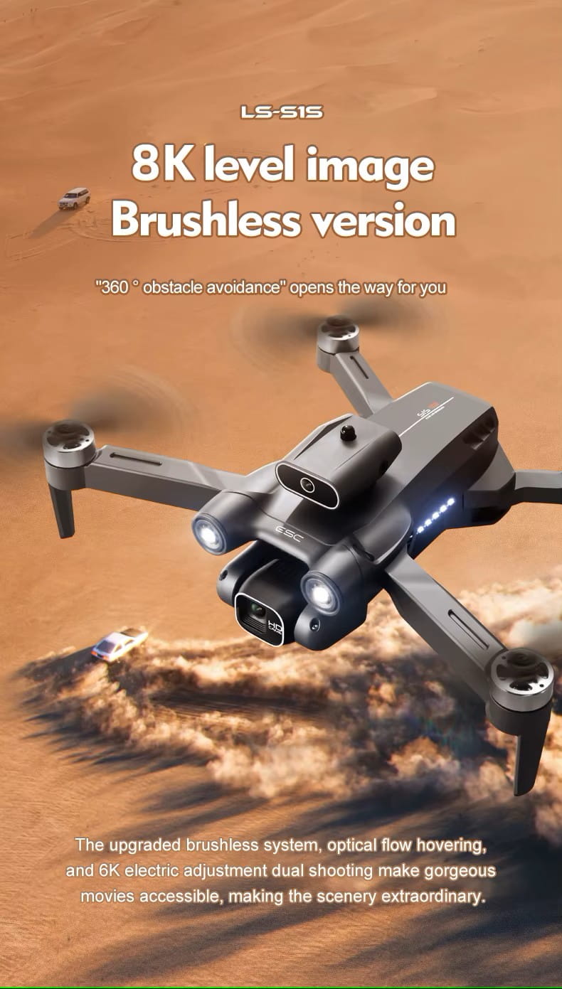 S1S Mini Drone bezszczotkowy silnik
