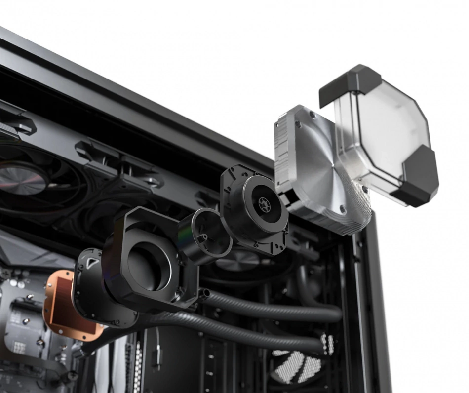 Montech HyperFlow Silent 360 White - ogólny widok