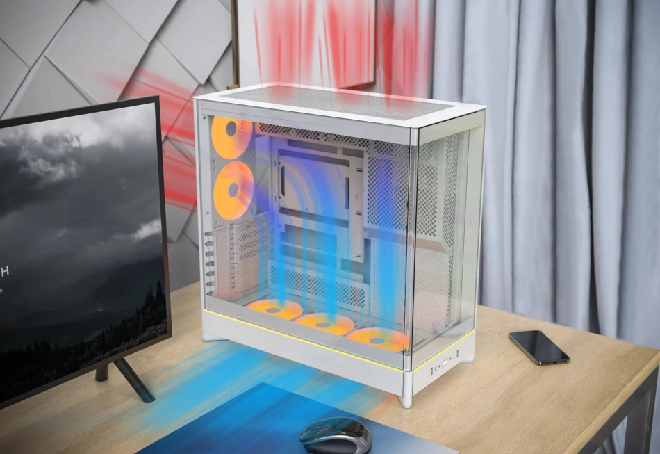 Montech HS02 Pro White - szkło hartowane
