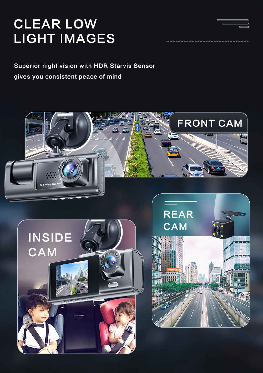 Kamera z ekranem IPS