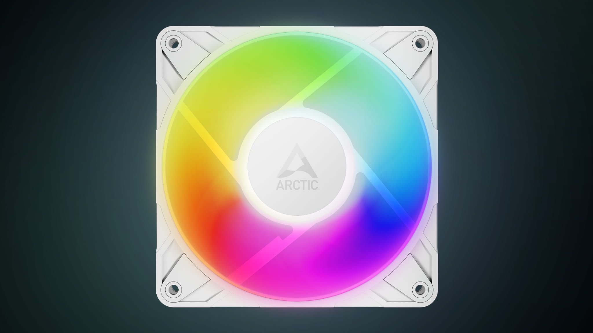 Arctic P12 Pro A-RGB White 120mm – widok ogólny