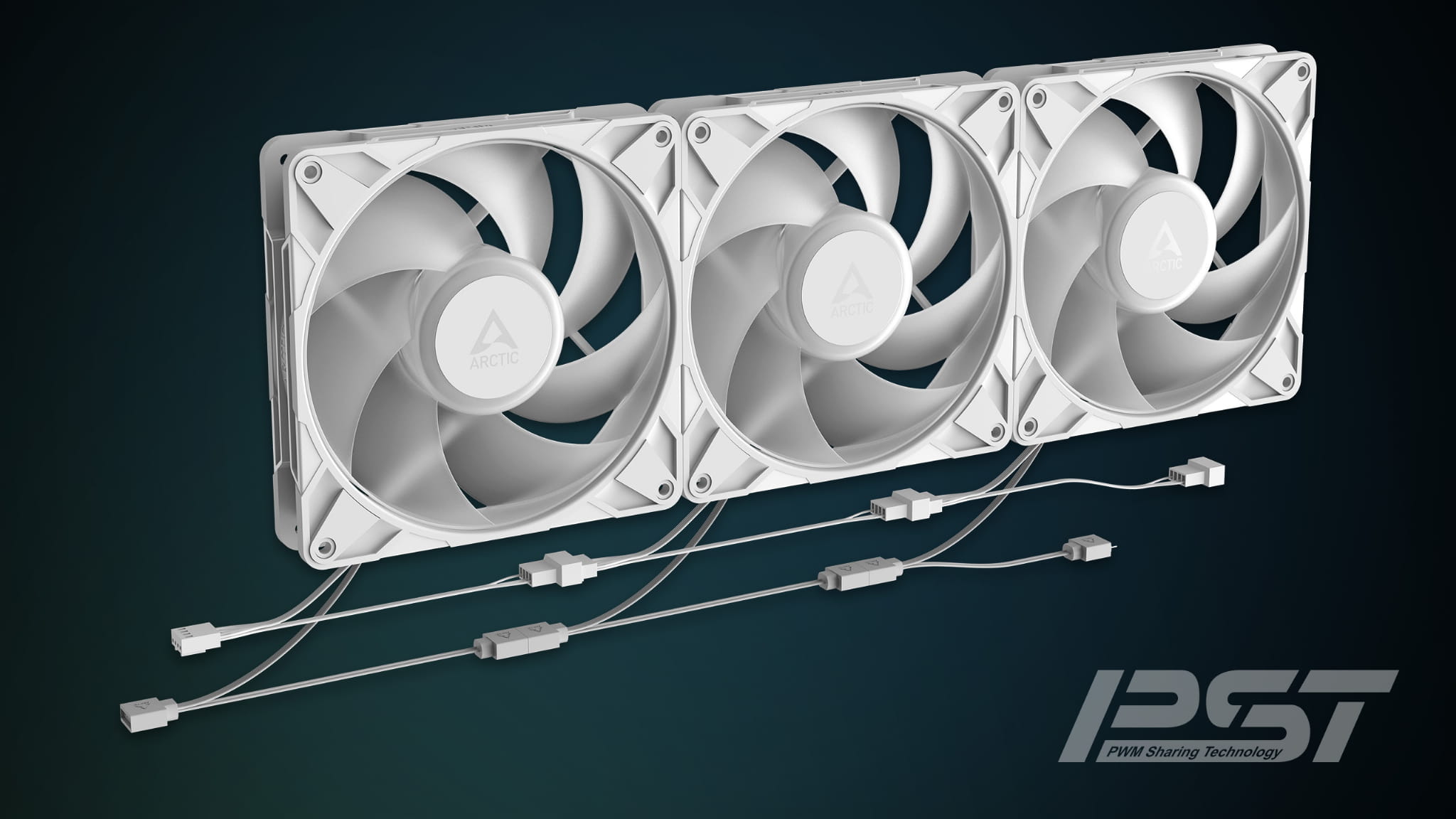 Cicha praca ARCTIC P14 Pro A-RGB White