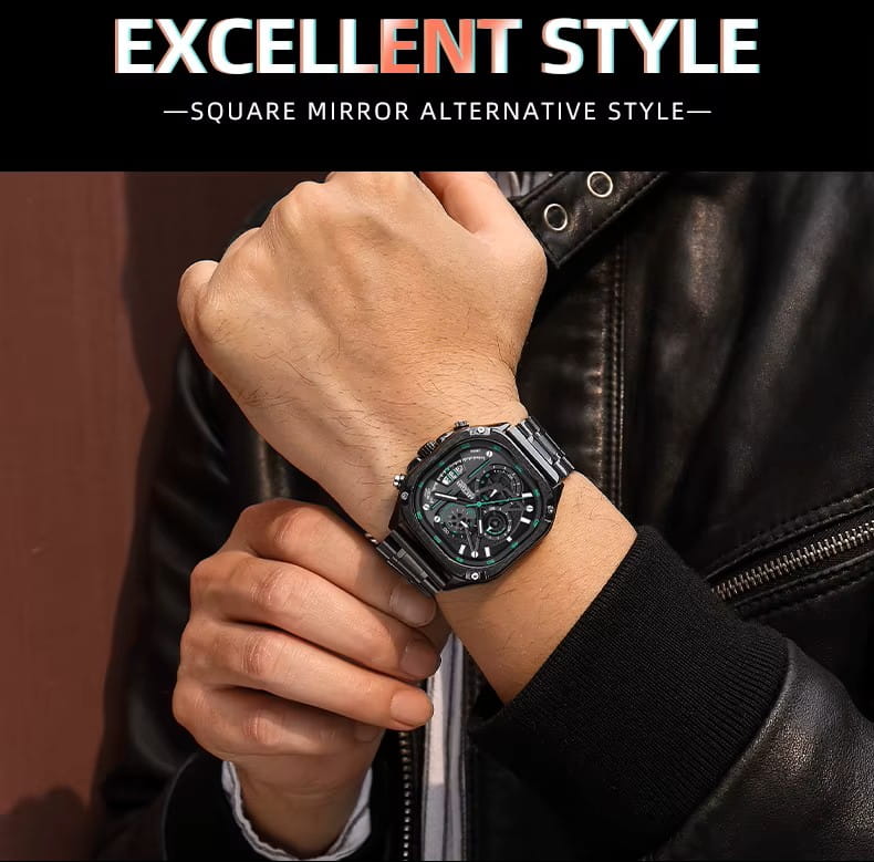 MEGIR MS2217G-BK-1N9 – Zegarek męski kwarcowy