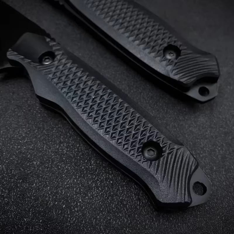 Nóż z pochwą ABS bushcraft survival