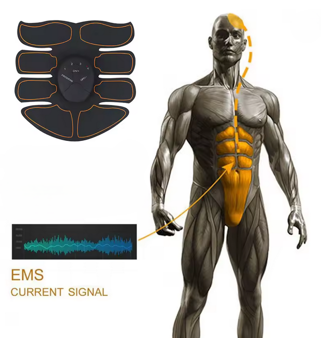 Stymulator mięśni EMS 8 Pack ABS