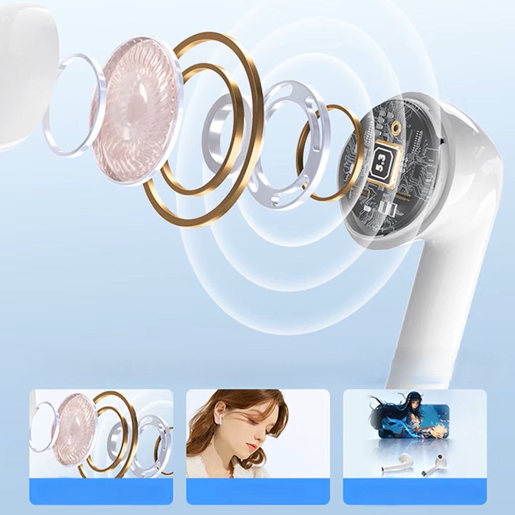 Kompaktowe słuchawki Bluetooth TWS