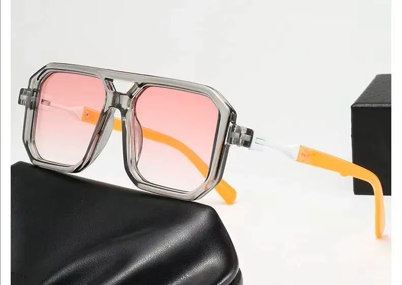 Okulary przeciwsłoneczne Retro Square Pink