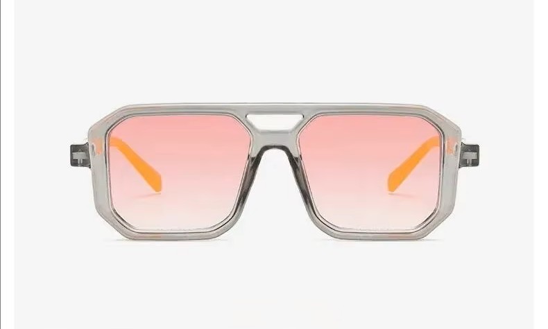 Okulary retro z podwójnym mostkiem