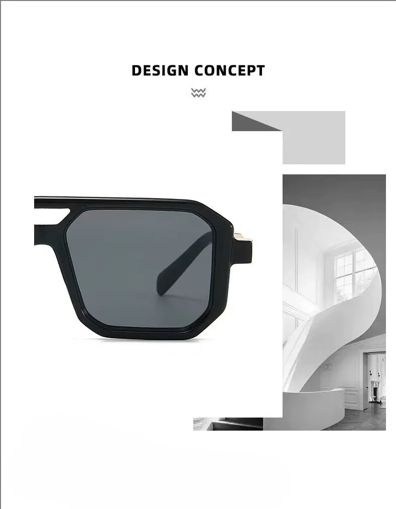 Modne okulary przeciwsłoneczne Black